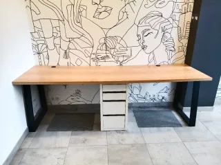 Mesa de oficina a medida 70x225cm