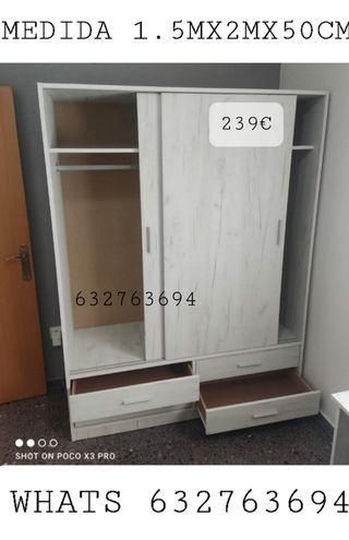 Armario 1.5m x 2m x 50cm