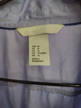 Camisa de mujer azul