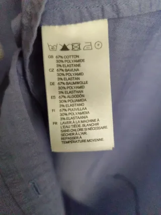 Camisa de mujer azul