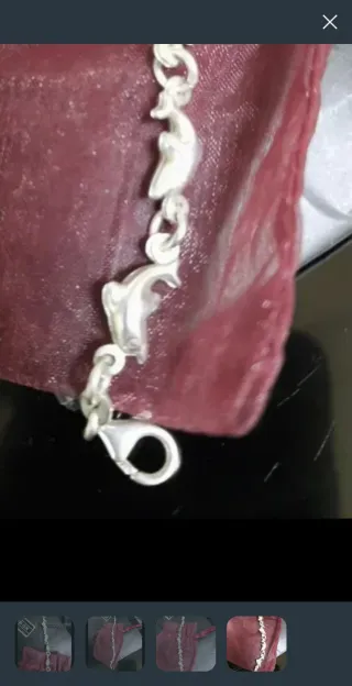 PULSERA PLATA Auténtica de joyería OMICRON