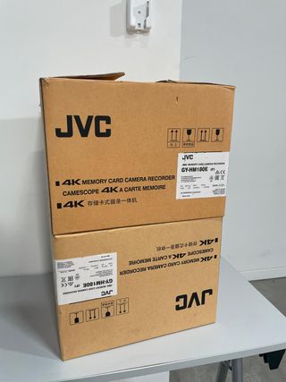 2 Cámaras JVC GY-HM180E 4K
