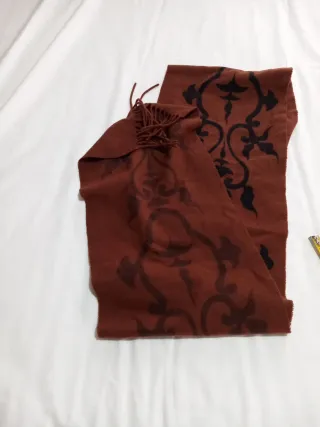 Sciarpa Trussardi marrone con frange