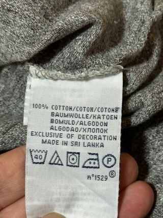 Polo Ralph Lauren Gris Manga Larga