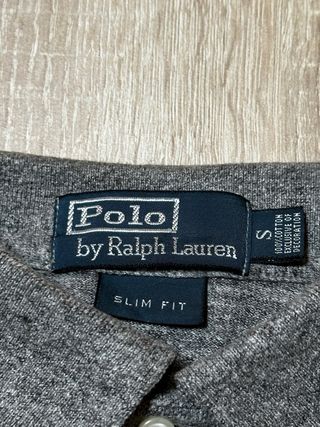 Polo Ralph Lauren Gris Manga Larga