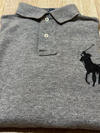 Polo Ralph Lauren Gris Manga Larga