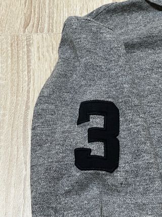 Polo Ralph Lauren Gris Manga Larga