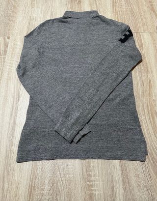 Polo Ralph Lauren Gris Manga Larga