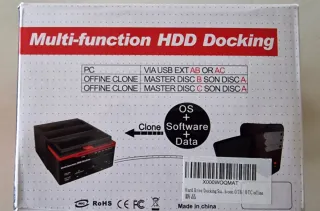 Docking Station HDD Triple + 4 Discos SATA/IDE