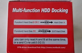 Docking Station HDD Triple + 4 Discos SATA/IDE