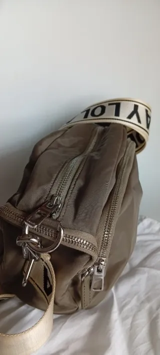 Bolso Bimba y Lola Nylon kaki