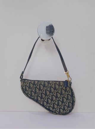 Bolso Saddle Dior Lona