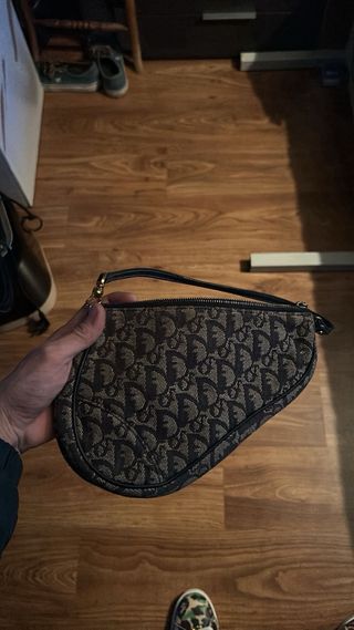 Bolso Saddle Dior Lona