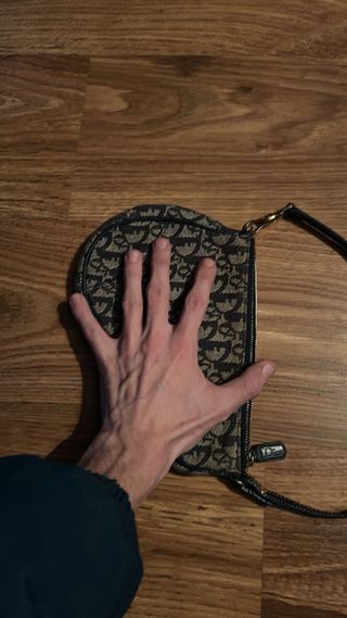 Bolso Saddle Dior Lona