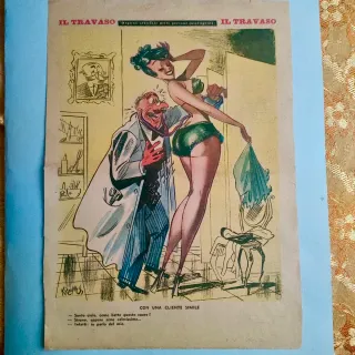 Vignetta con una cliente simile 1950