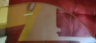 Mueble auxiliar TV cristal templado