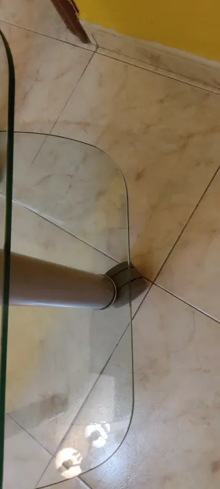 Mueble auxiliar TV cristal templado