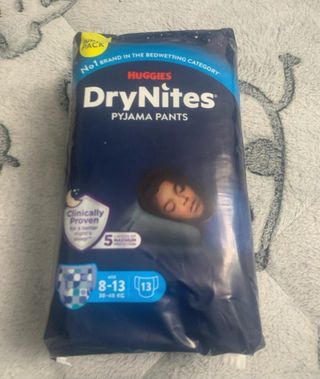 2 paquetes Huggies DryNites Talla 8-13