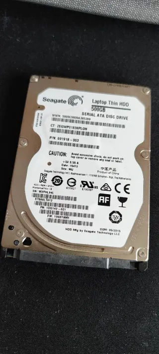 Disco Duro Seagate 500GB SATA 2.5