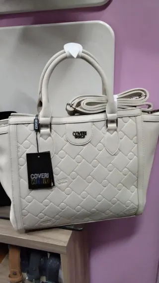 Set 2 Borse Coveri World Nera e Beige