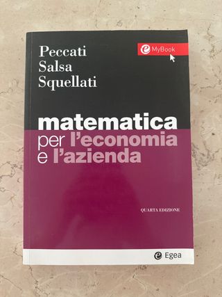 Matematica per l'economia e l'azienda
