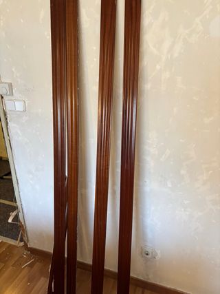 Puerta madera maciza con cristal