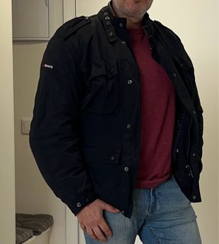 Chaqueta Negra Moto ONBRAIN