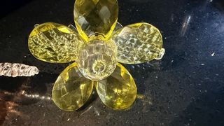 Fiore in vetro decorativo uno 15 euro due 25 euro