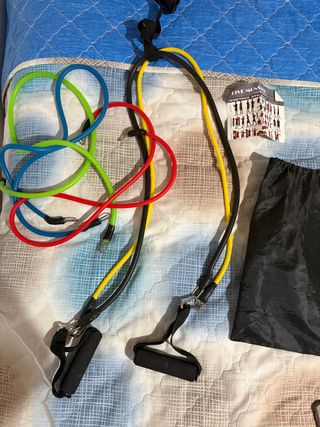 Elastici per allenamento con maniglie