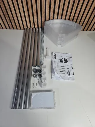 Rinconera de ducha metálica telescopica Wenko