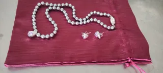 Collar y pendientes Perlas de Mallorca .