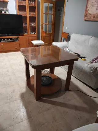 Mesa camilla con brasero