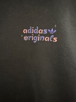 Felpa Adidas con Cappuccio Nera Taglia L