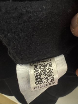 Felpa Adidas con Cappuccio Nera Taglia L