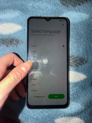 Móvil Oppo A17, color azul cielo.  64gb.