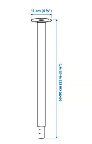 4 patas de mesa Olov, regulables