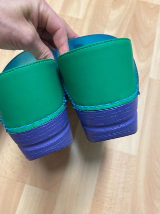 Zuecos Dansko Mujer Azul/Verde