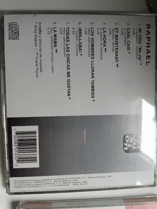 Raphael lote CDs