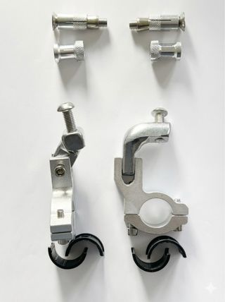 Paramanos KTM Naranjas + retrovisores Yamaha