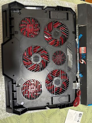 Base Refrigeradora Portátil Coolcold 5 Ventiladore