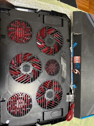 Base Refrigeradora Portátil Coolcold 5 Ventiladore