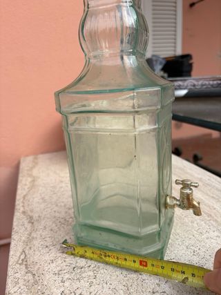 Bottiglia Vintage Vetro con Rubinetto