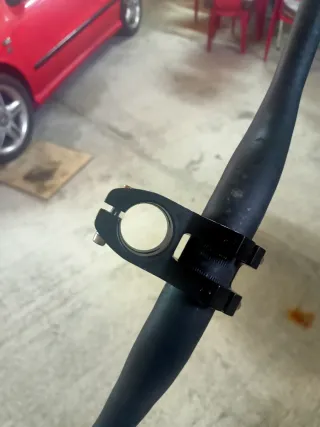 Manillar y potencia de bicicleta