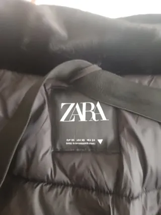Cazadora Zara Negra Talla XS