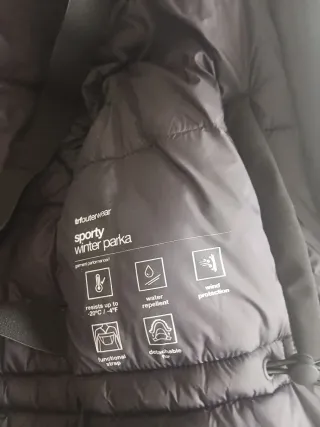 Cazadora Zara Negra Talla XS