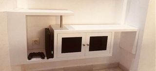 Mueble auxiliar blanco