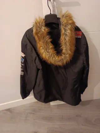 Abrigo Norway niño negro T.14