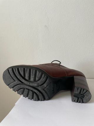 Botines de cordones invierno mujer