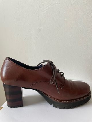 Botines de cordones invierno mujer