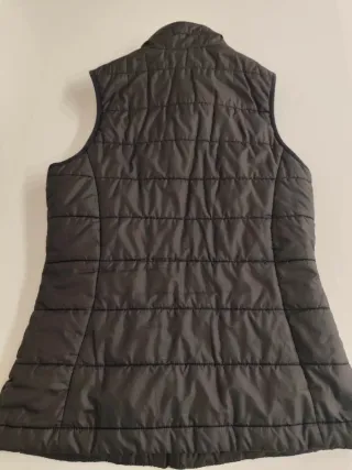 Chaleco acolchado mujer negro,